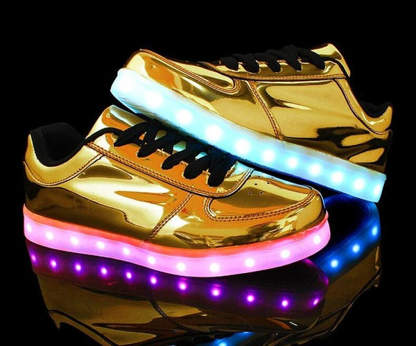 Chrome light hot sale up shoes