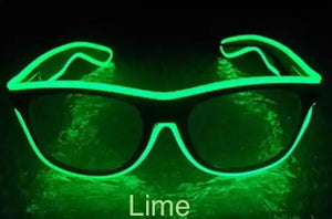 Lime Led Glasses from BrightLightKicks